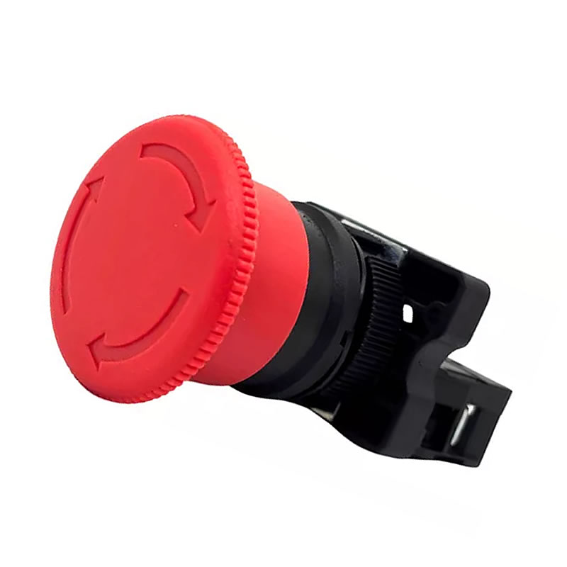 Botão Cogumelo C/trava 22mm 1nf